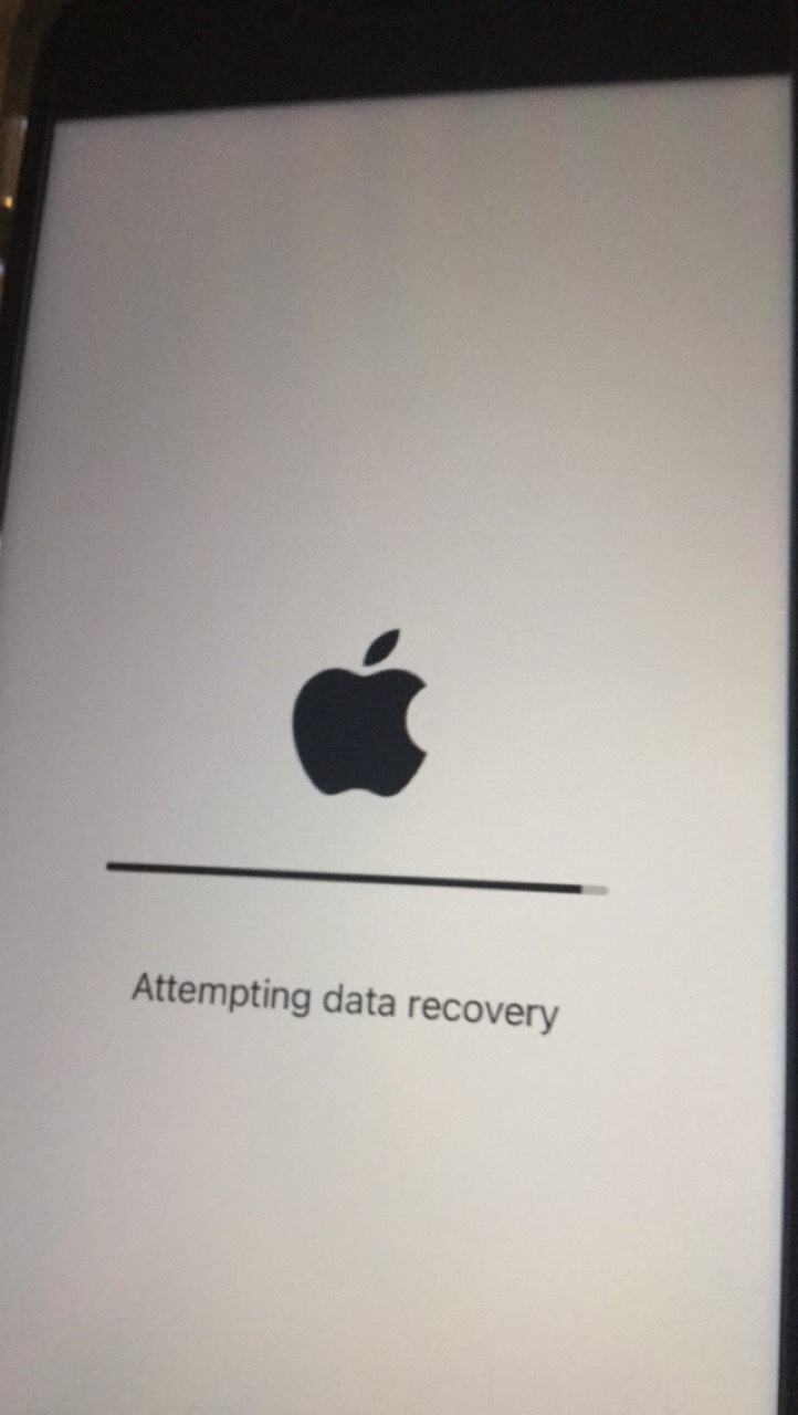 Well my iPhone SE is in “Attempting data … - Apple Community