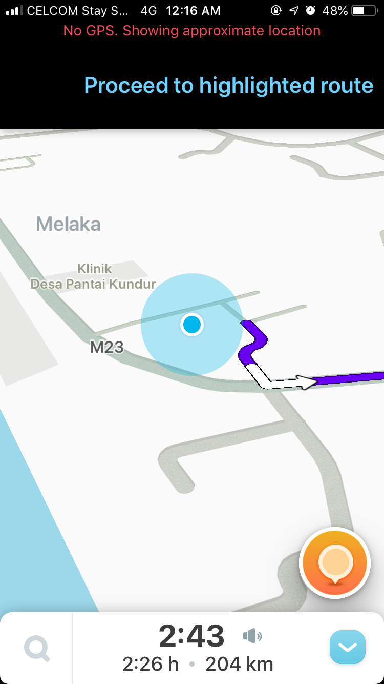 waze no gps ios 12