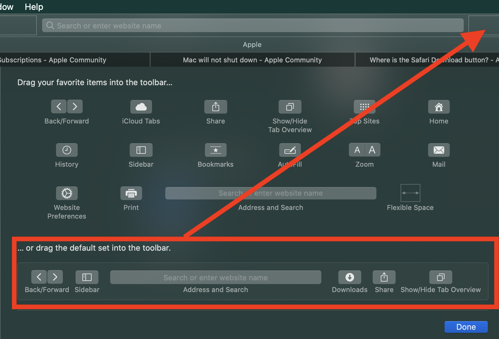Where is the Safari Download button? Apple Community