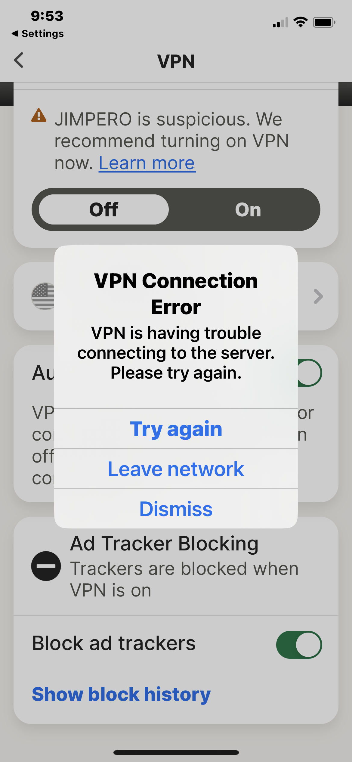 VPN issues - Apple Community