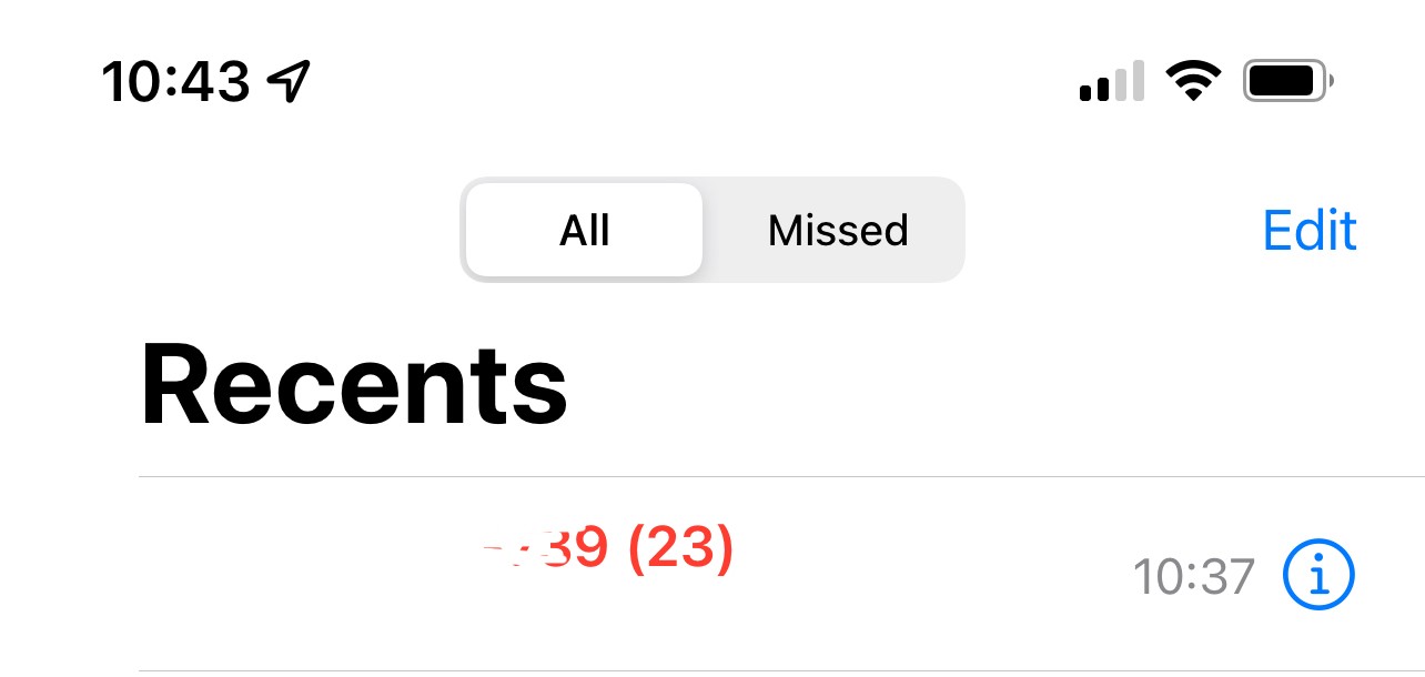 Missed Calls when answering - Apple Community