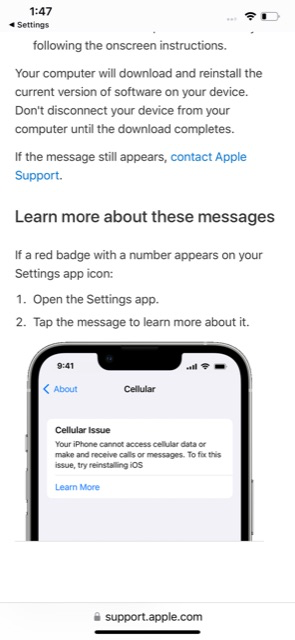 no cellular data after ios 17 update reddit