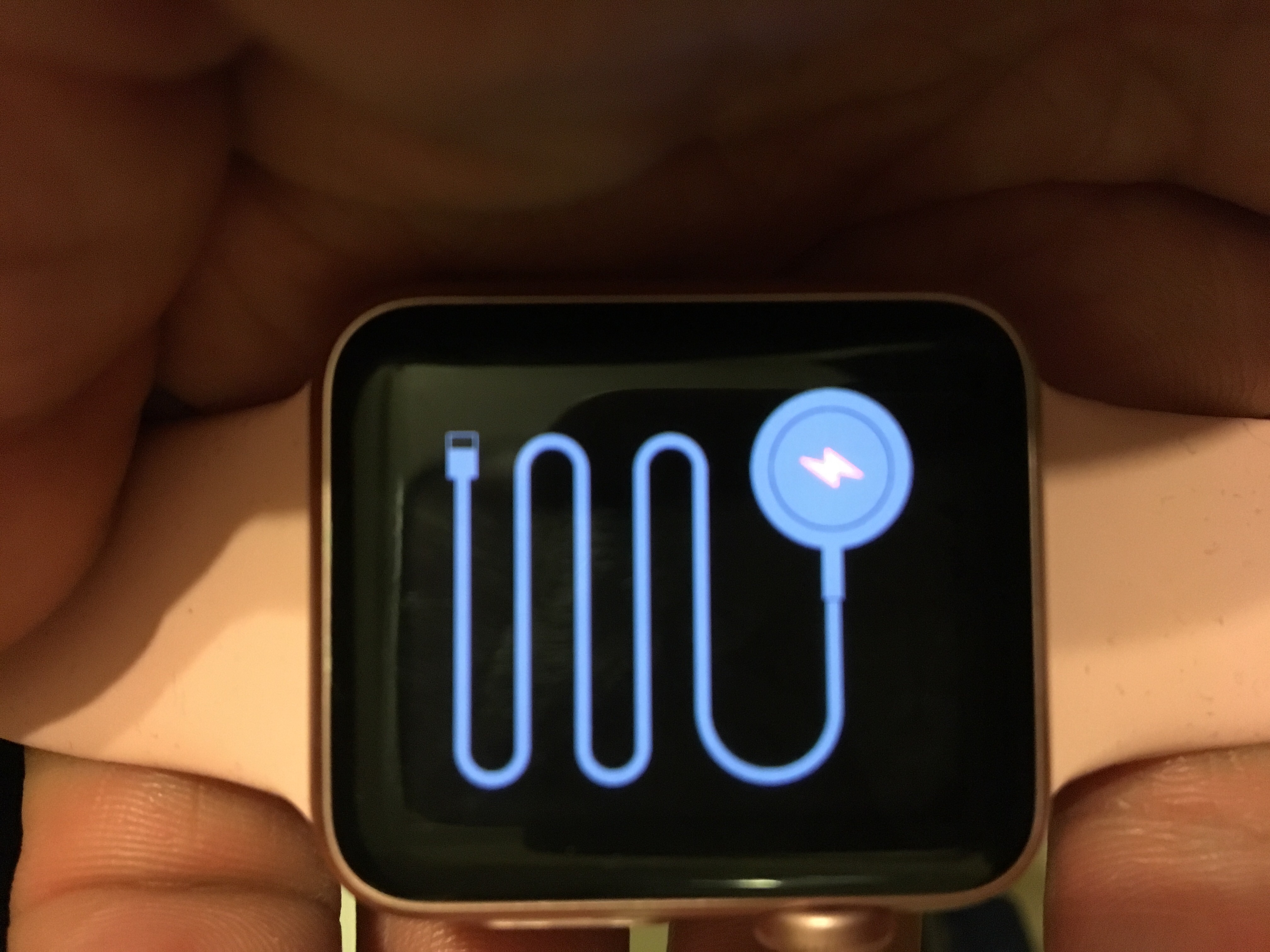 Apple I Watch Has The Charge Wire On Tue Apple Community