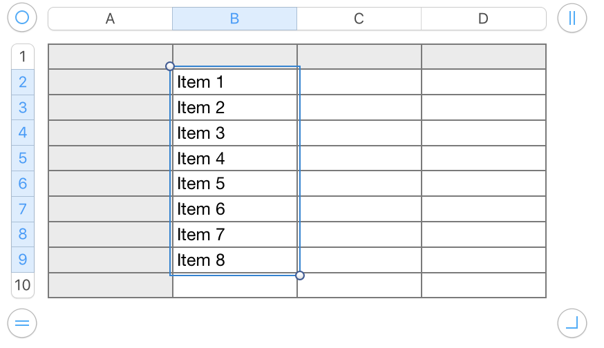 How do I create a drop down list in numbe… Apple Community