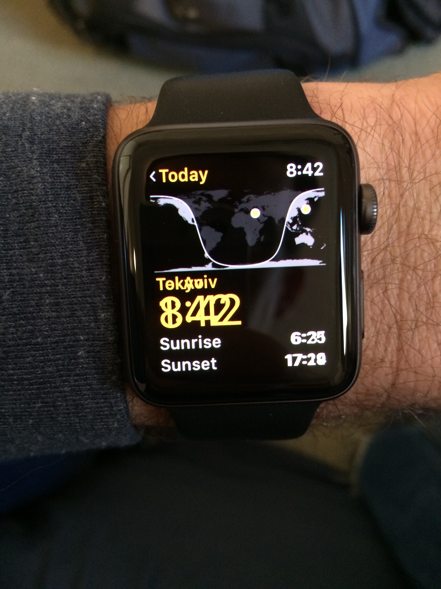 Apple Watch world clock error Apple Community
