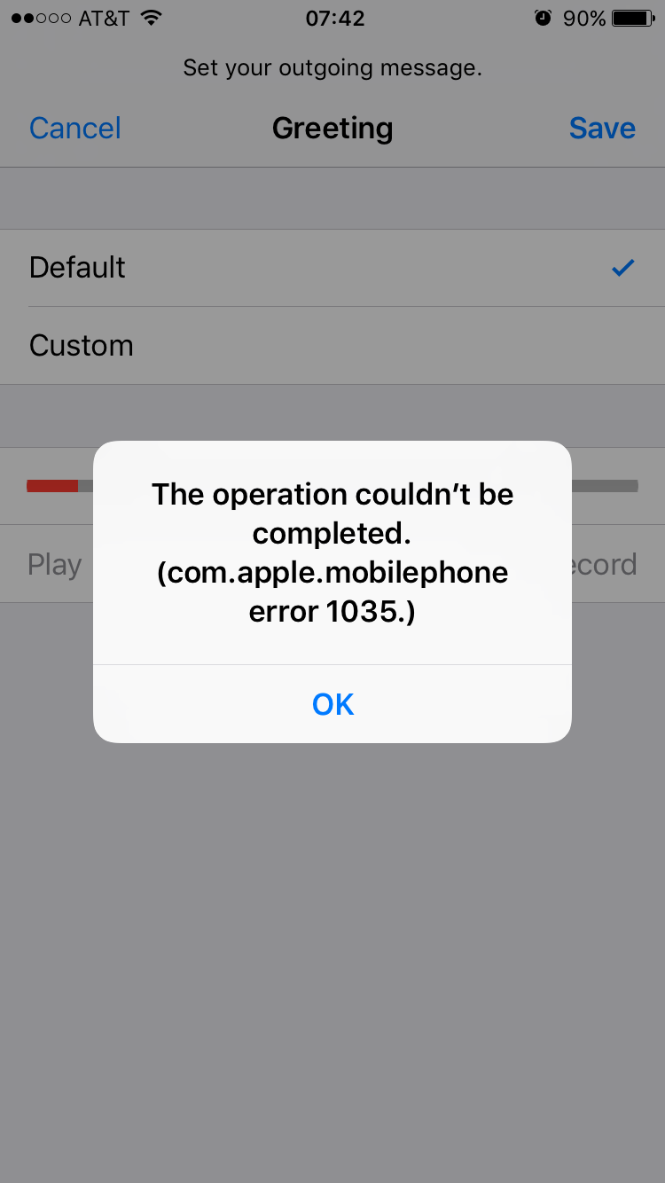 com.apple.mobilephone error 1035 - The Millennial Mirror