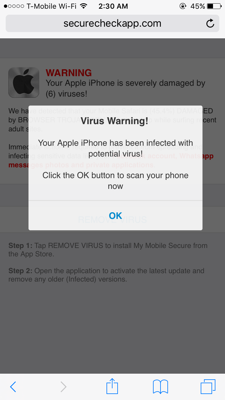 Is Apple virus warning real?