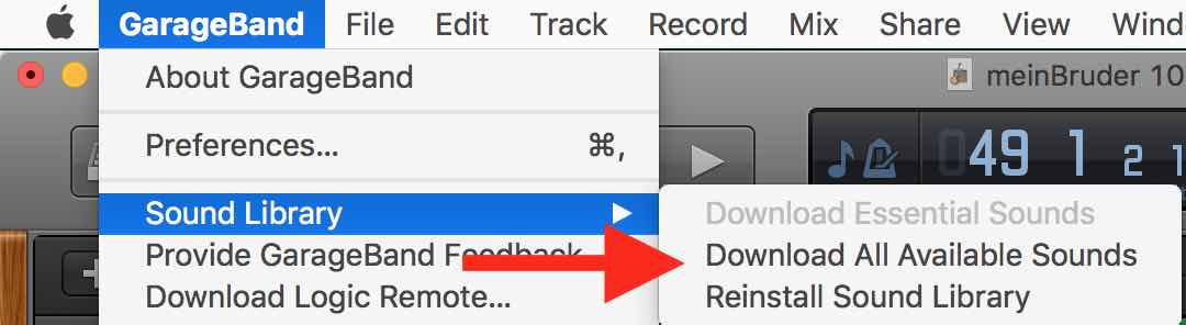 How Long To Download All Available Sounds Garageband