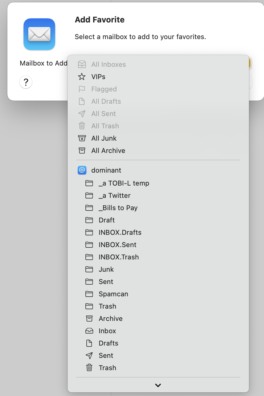 All Inboxes bar disappeared on Mac Apple Community