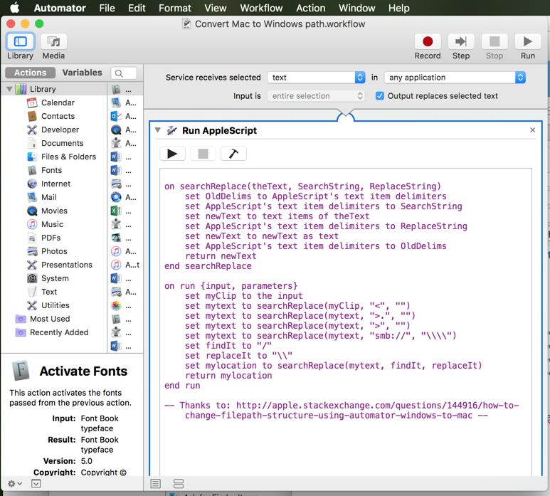 Items txt. APPLESCRIPT. Text encoding Converter Mac os. Type convert Mac. Delimiters.