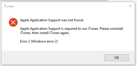 Itunes6464 Msi Missing Error