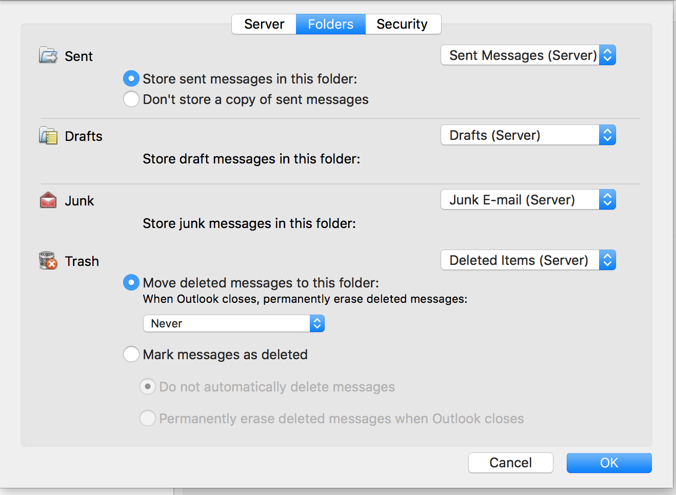 MS outlook 2016 and icloud email account - Apple Community