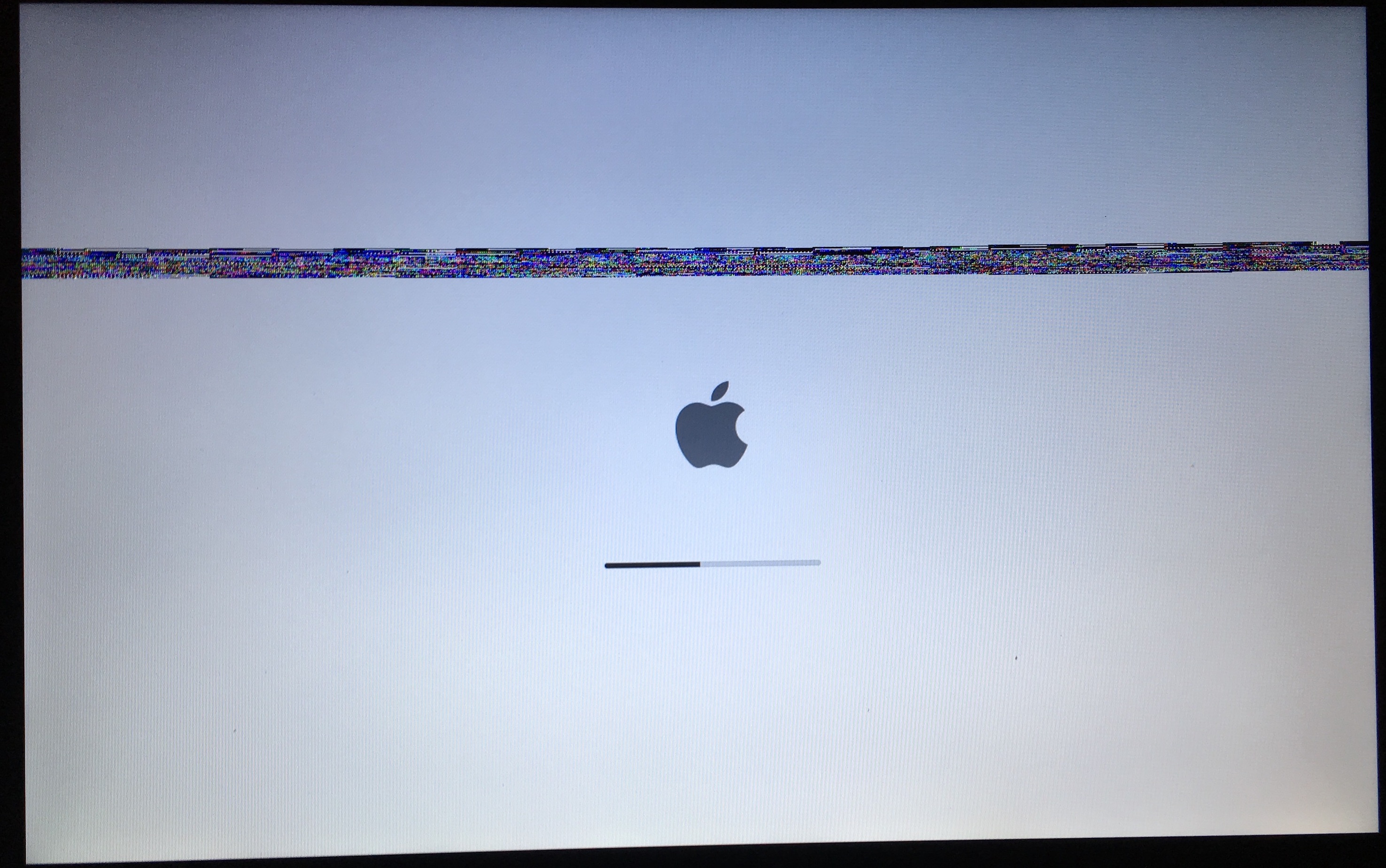 colored horizontal lines across screen wh… Apple Community