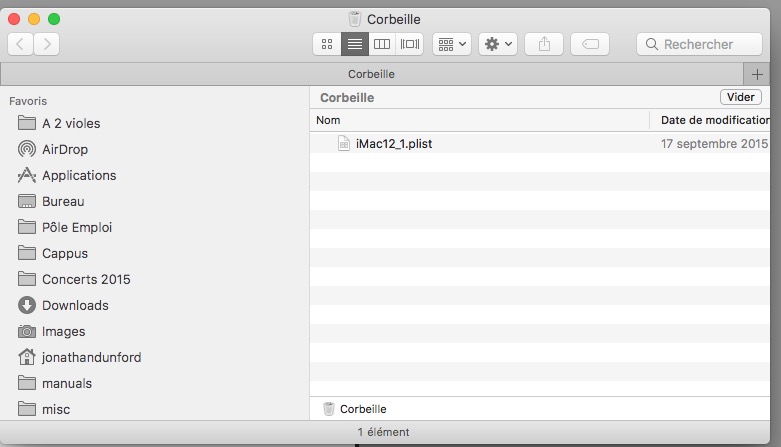 .plist file remains in trash after termin… - Apple Community