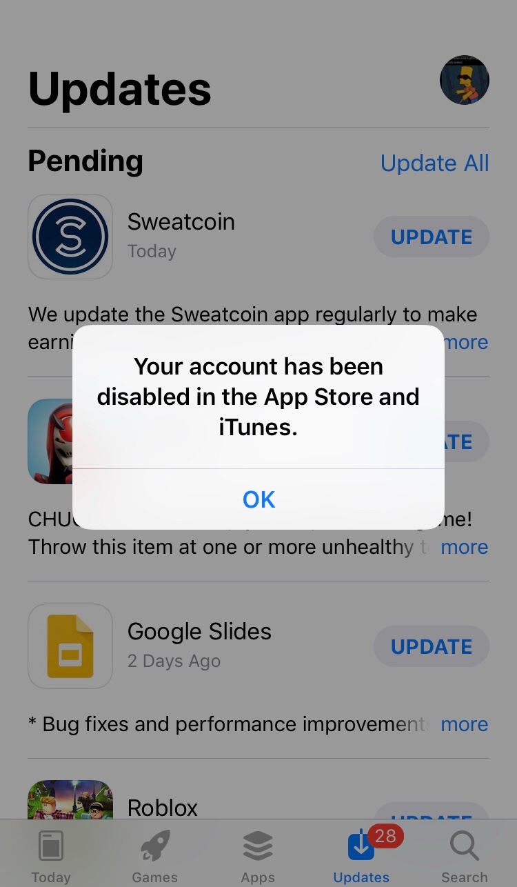 Apple Id Has Been Disabled In The App Sto Apple Community