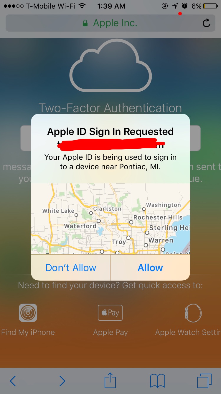 Two Factor Authentication Verification Co… - Apple Community