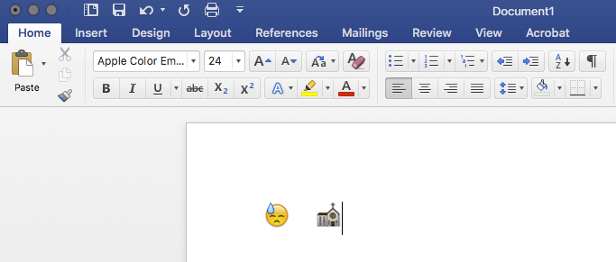 Cómo insertar emoji en microsoft word para mac free