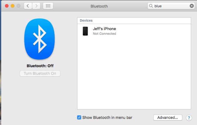 Bluetooth won't turn for Mac -