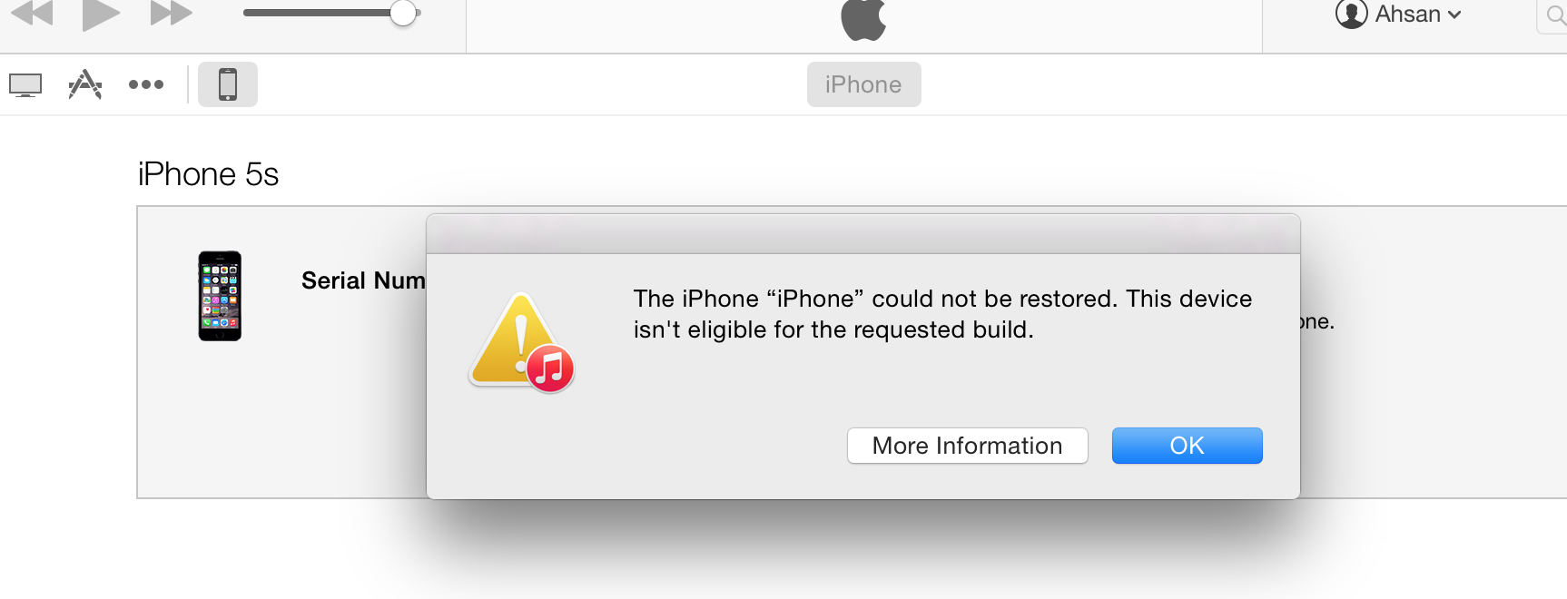 I Am Unable To Restore My Iphone 5s After… - Apple Community