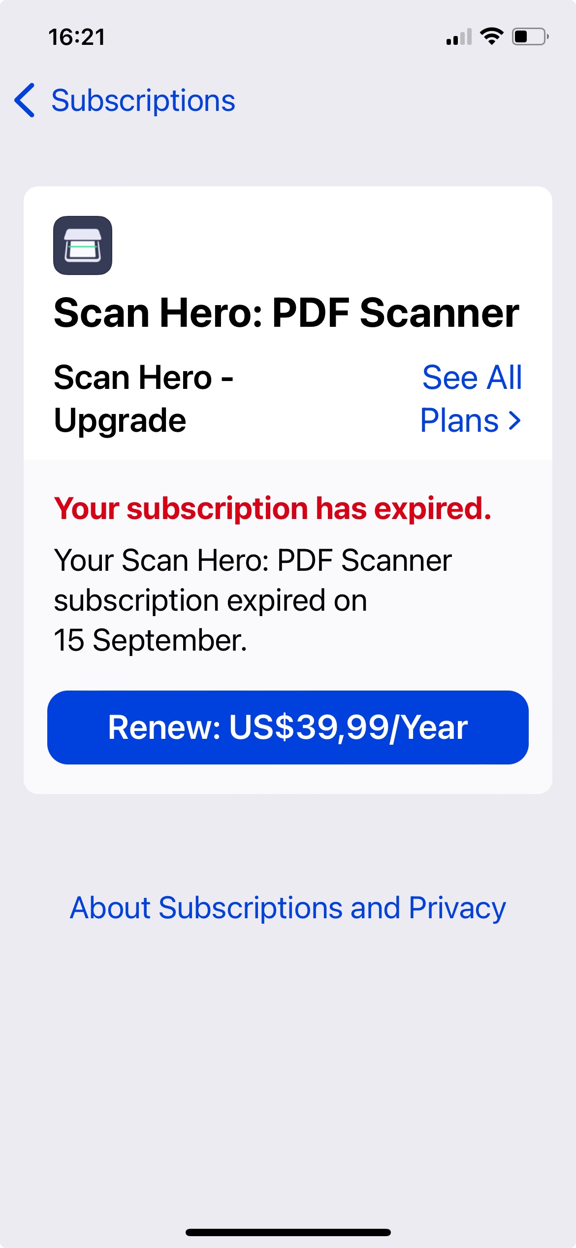 Ошибочная установка приложения Scan Hero - Apple Community