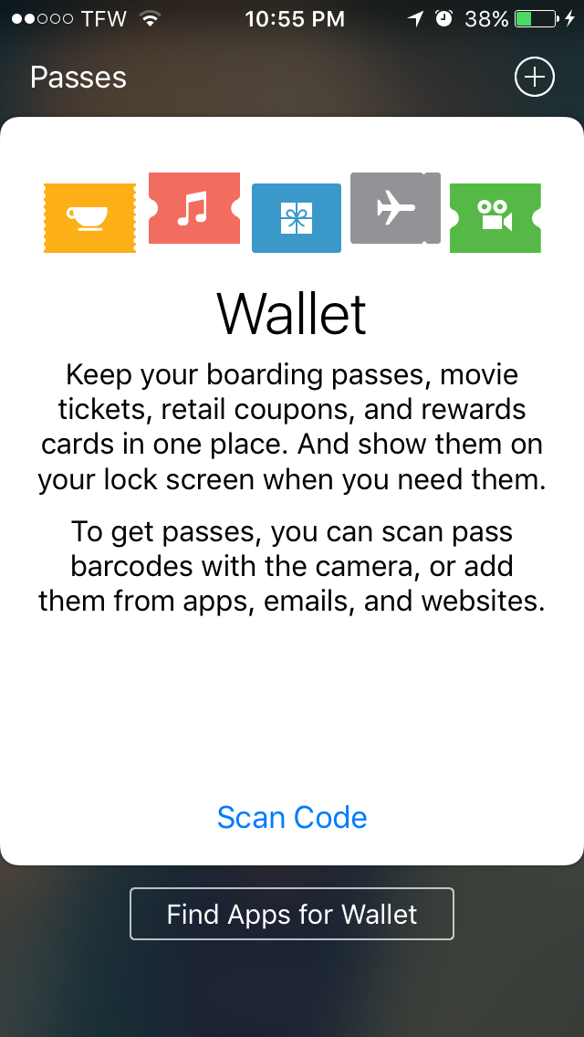 why doesnt my apple wallet give me the op… - Apple Community