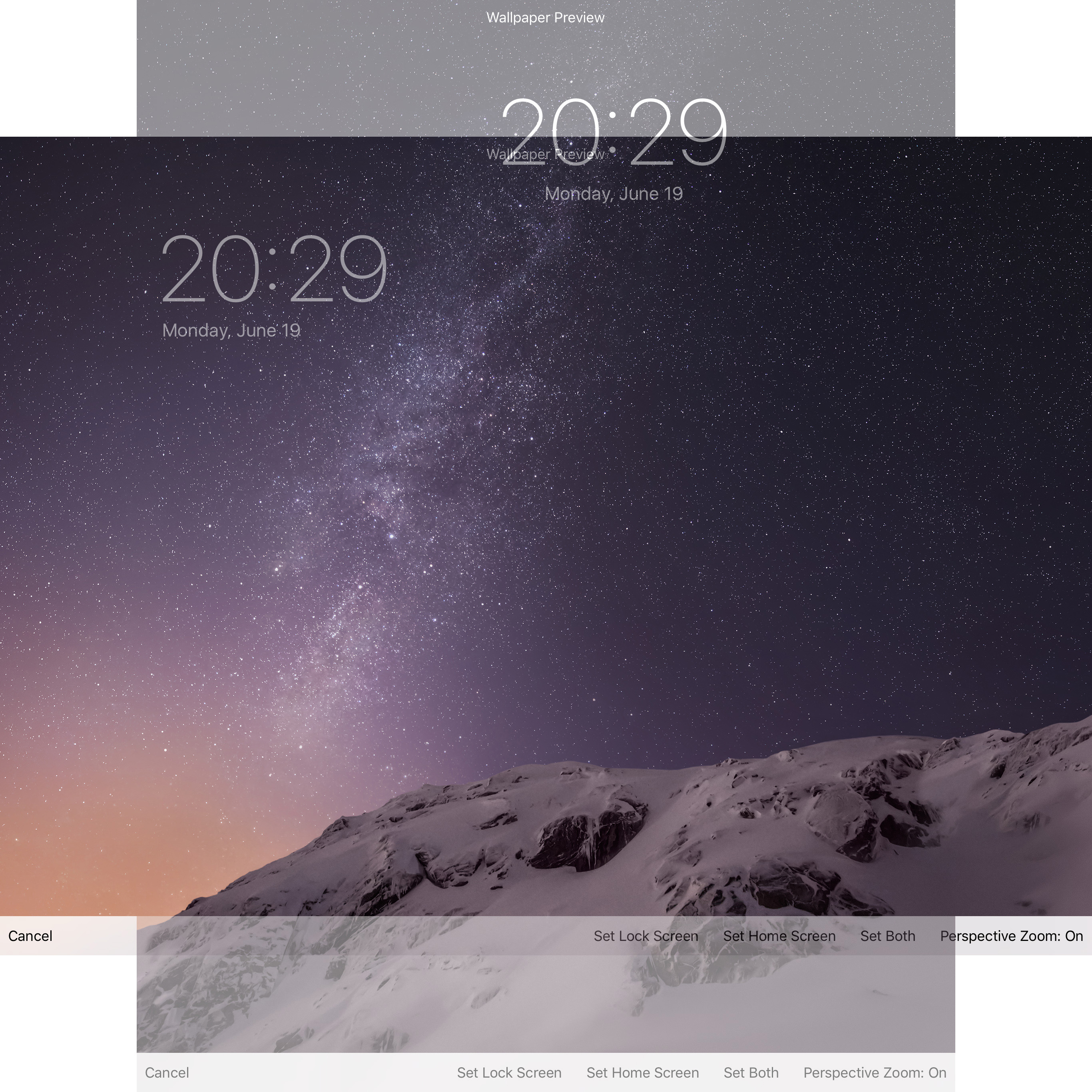 Zoom wallpaper when change orientation la… - Apple Community