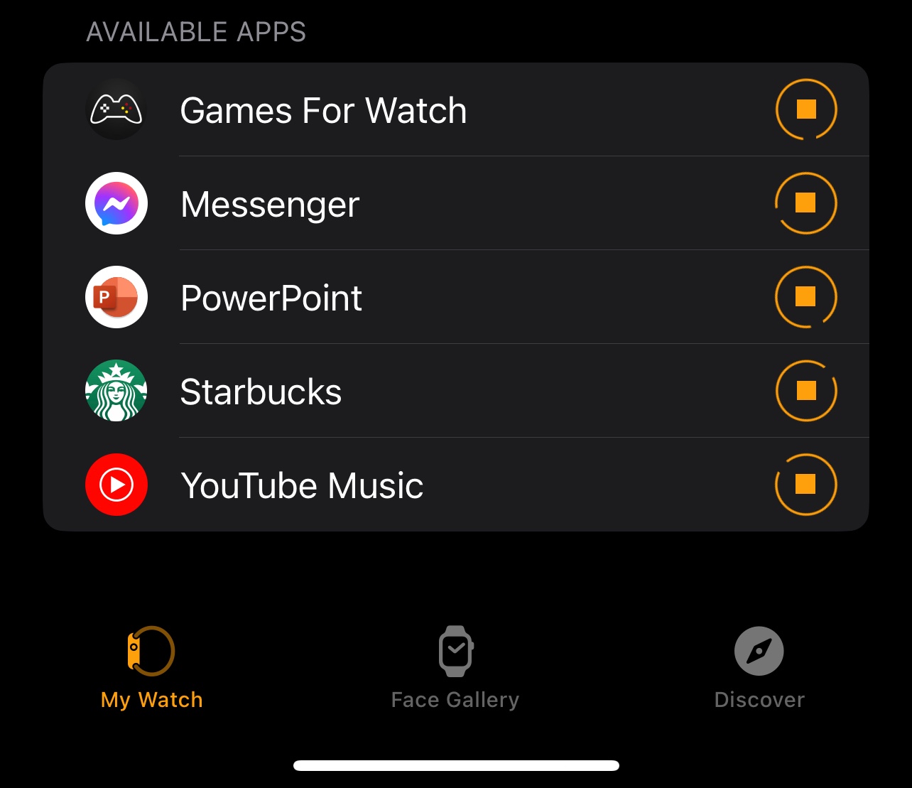 Apple watch discount youtube music app