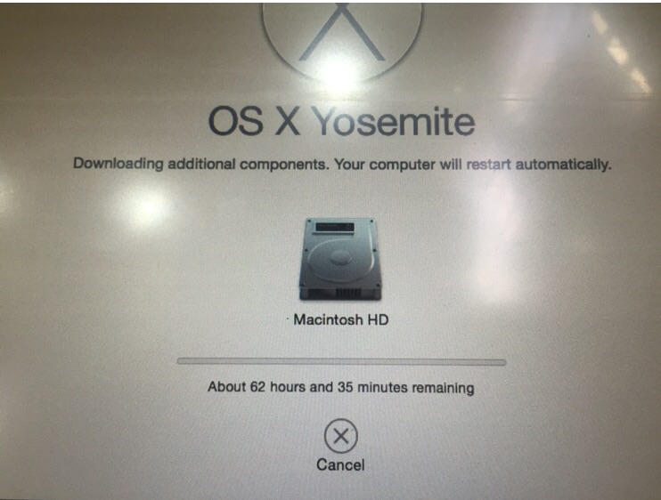 Reinstall Os X Takes Too Long Apple Community