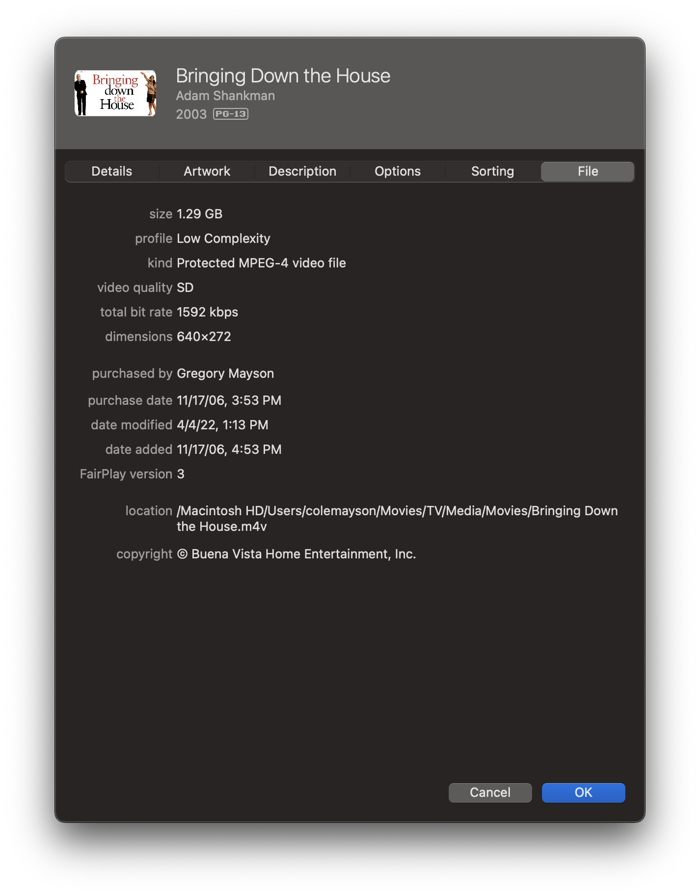 iTunes movie purchases, video quality - Apple Community