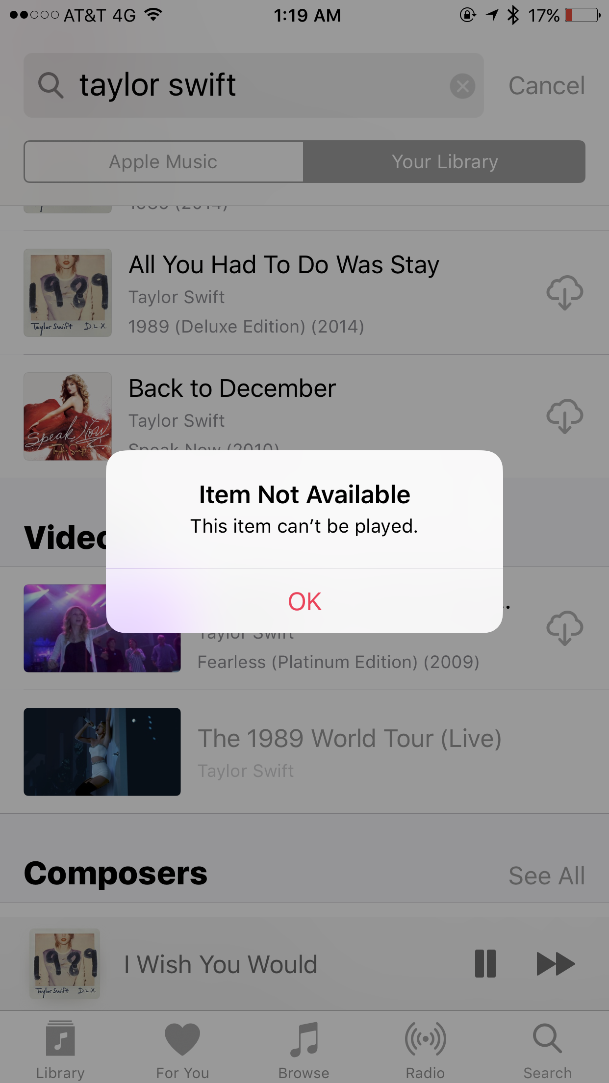 Why Apple Music Is Not Letting Me Watch T Apple Community