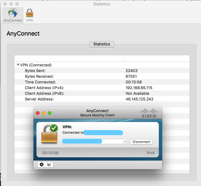 Cisco anyconnect vpn not working on mac