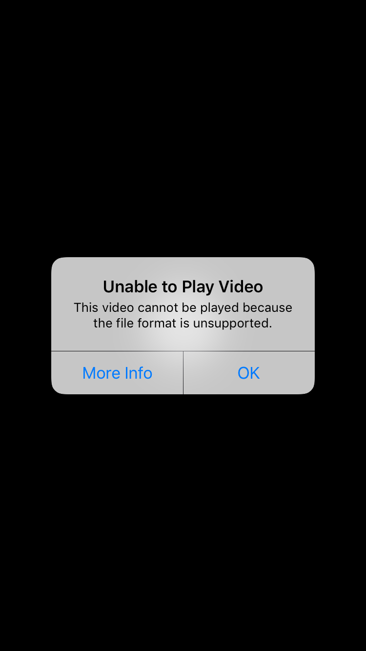 why doesnt my videos play on my iphone - Apple Community