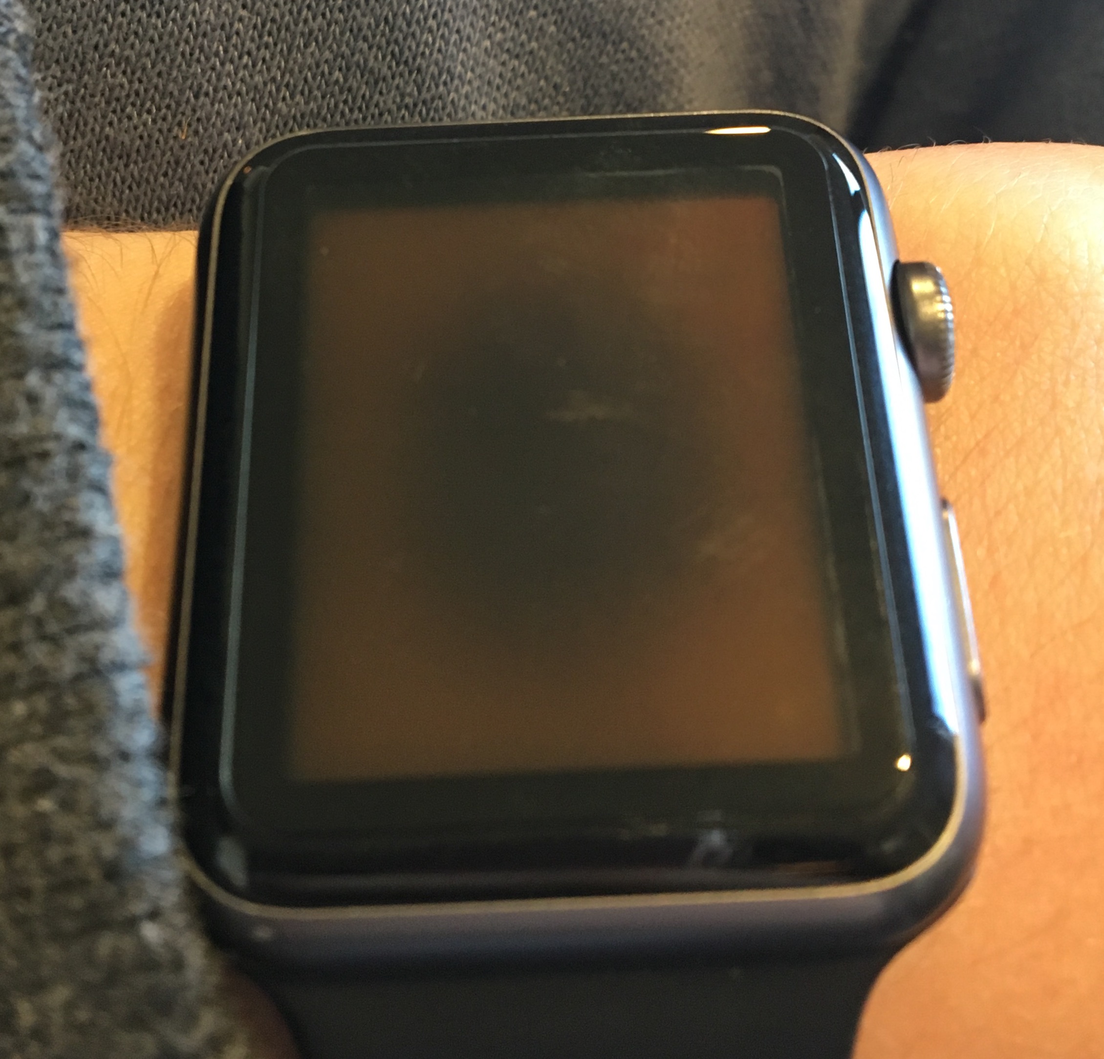 orange apple watch