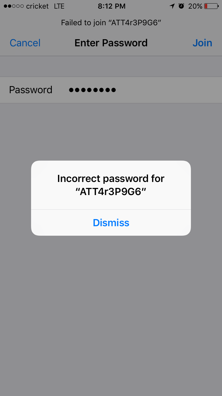 Почему пароль не верный