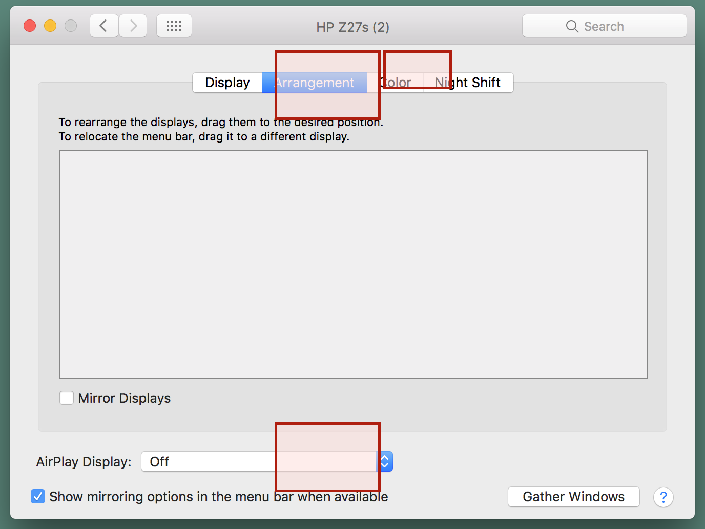 How to reset mac display arrangement? Apple Community