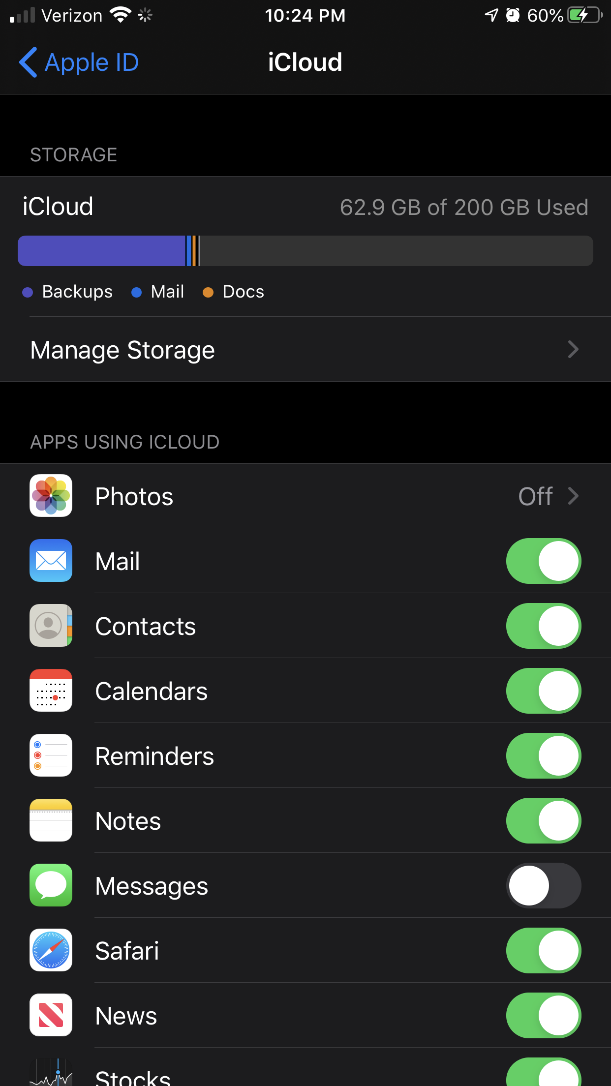 Icloud Storage Used Is Less Than Total Gb Apple Community