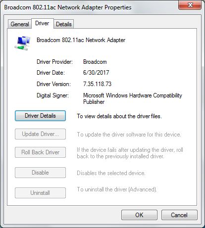 Ne56r31u broadcom network controller driver windows 7