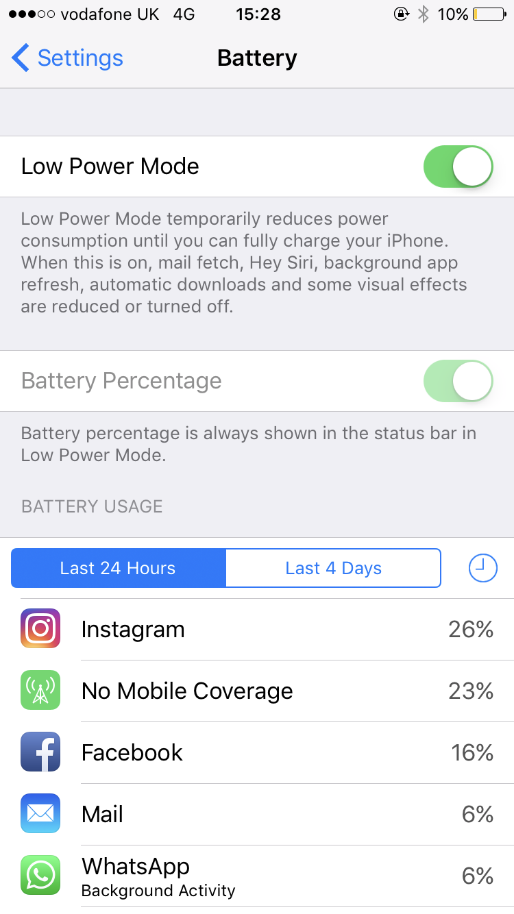 No mobile coverage battery drain! - Apple Community