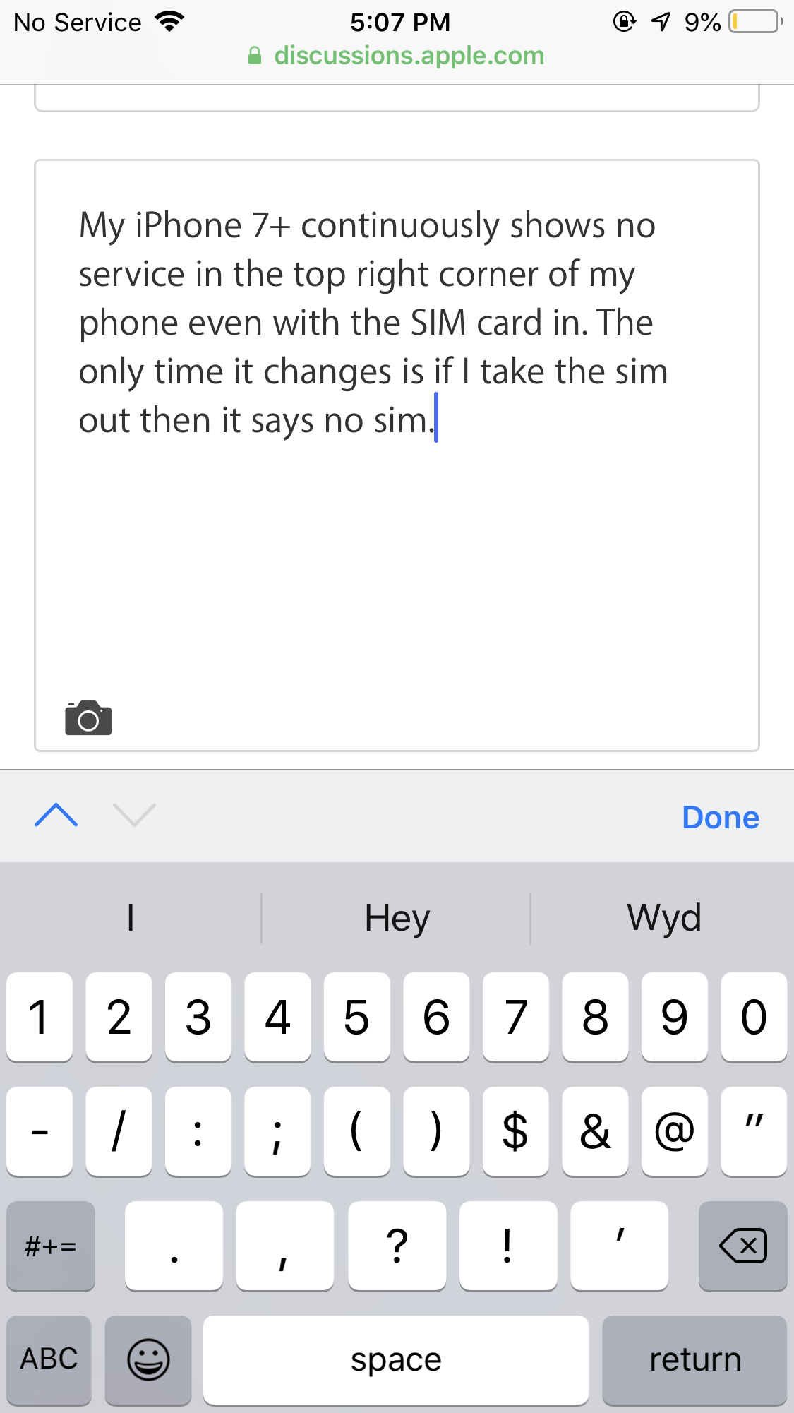 No service Apple Community