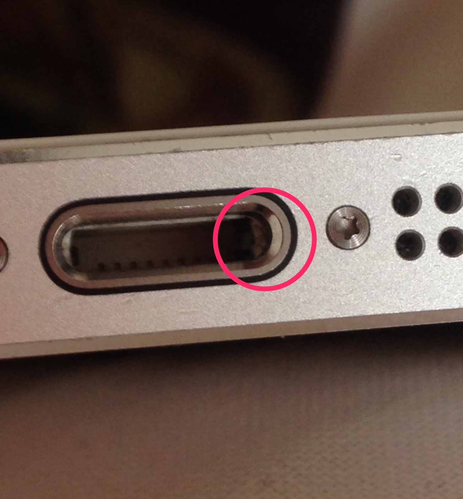 Weird Stuff On Iphone 5s Charger Port Apple Community