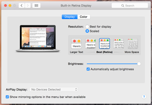 luna display your mac may not support retina resolution