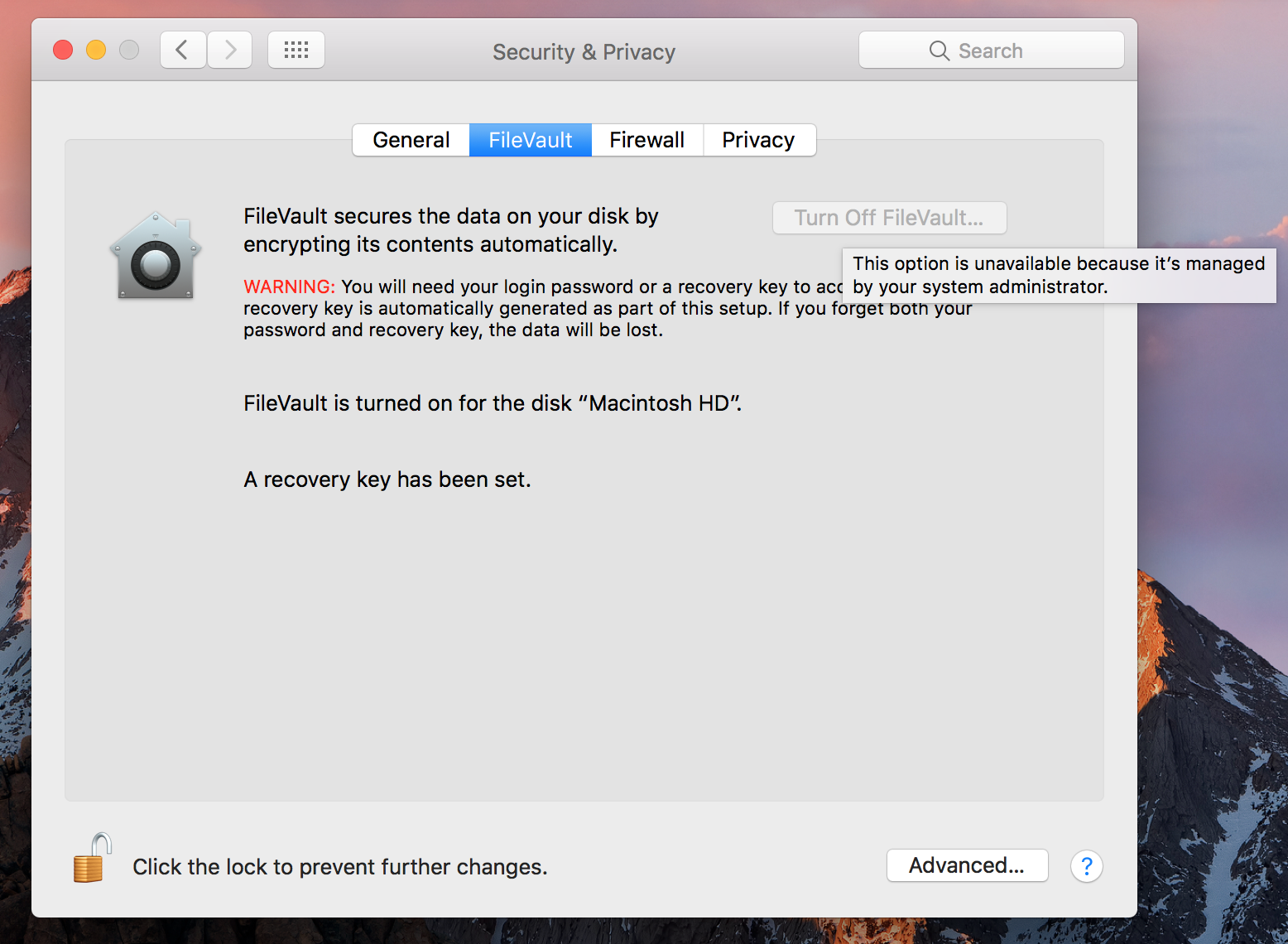 How to Enable/Disable Filevault on Mac  