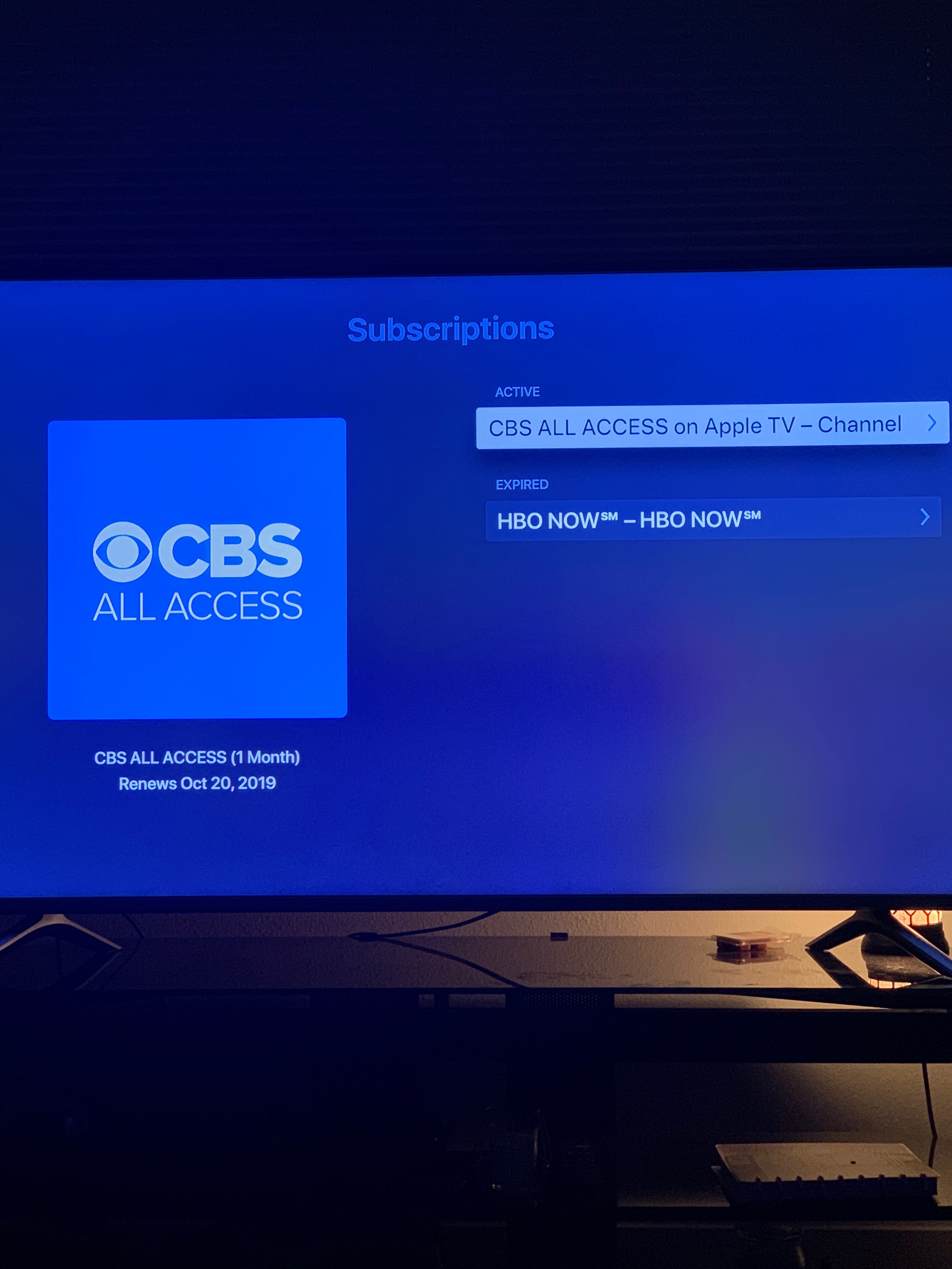 CBS all Apple TV channel - Apple Community