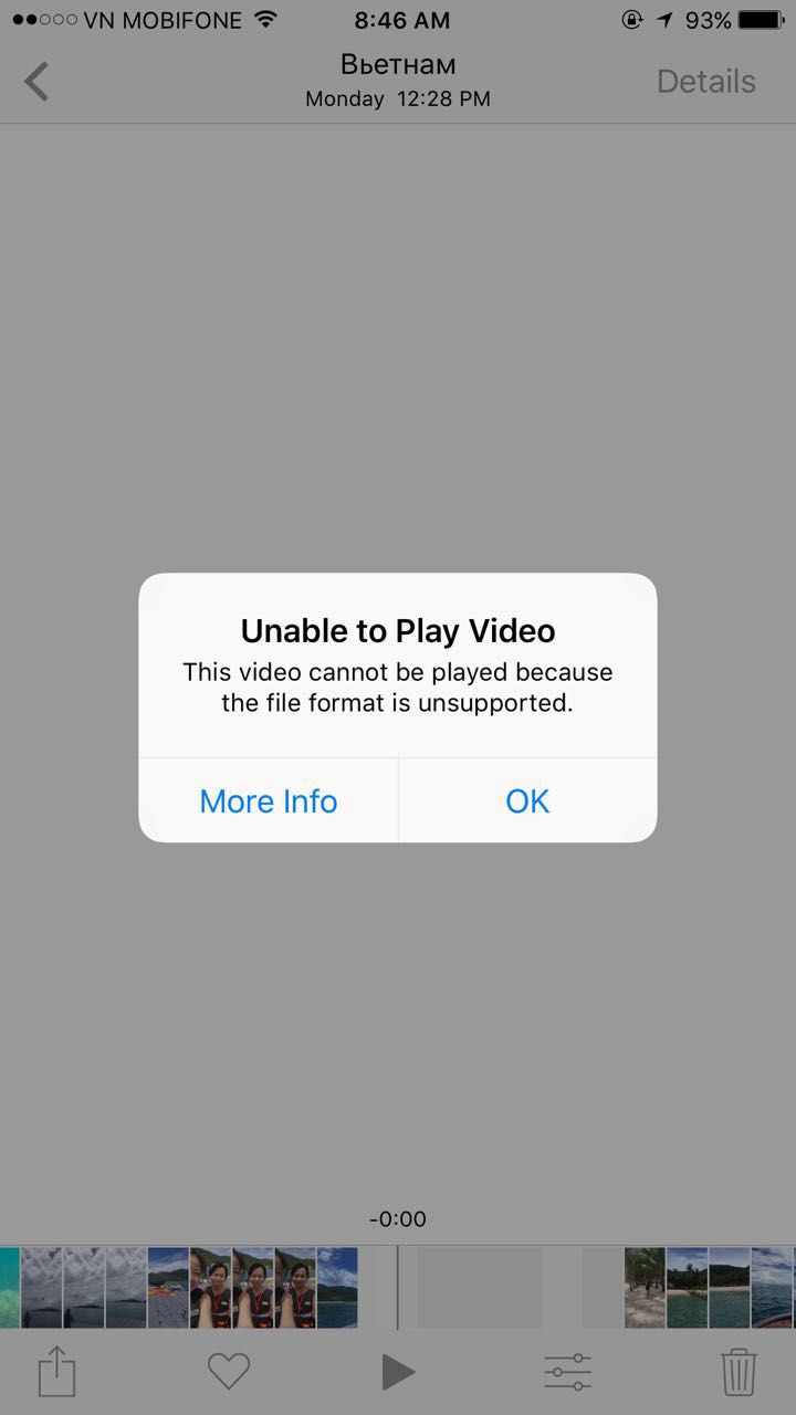 Unable To Play Video In Photos Apple Community