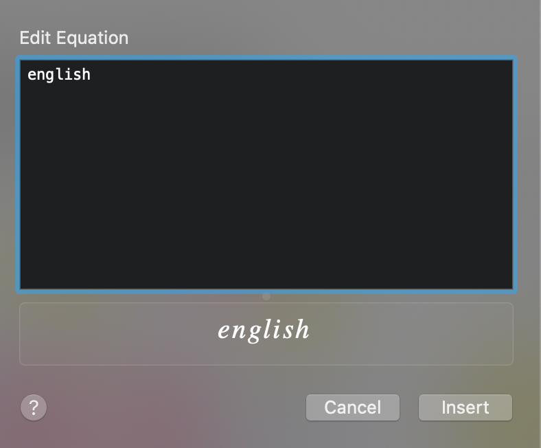 Russian language in Pages equations(tex) Apple Community