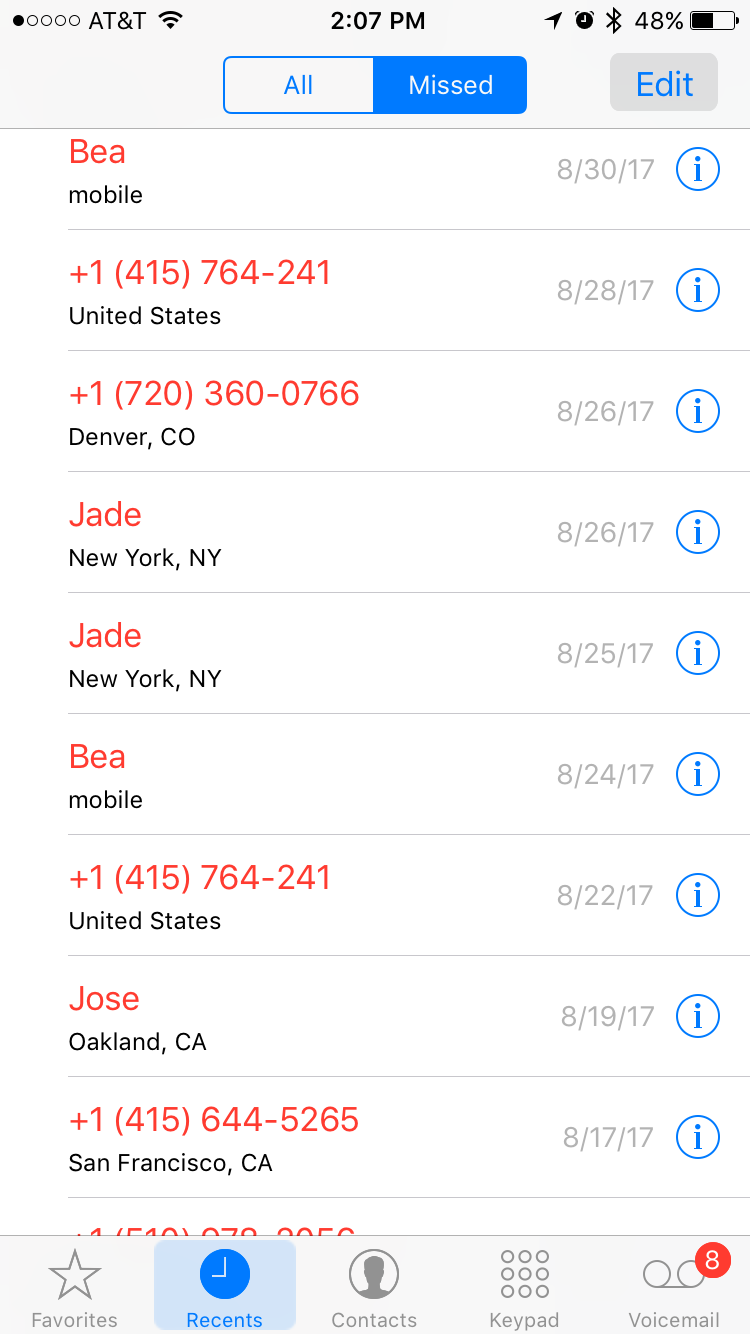 Caller ID now shows all calls as United S… - Apple Community