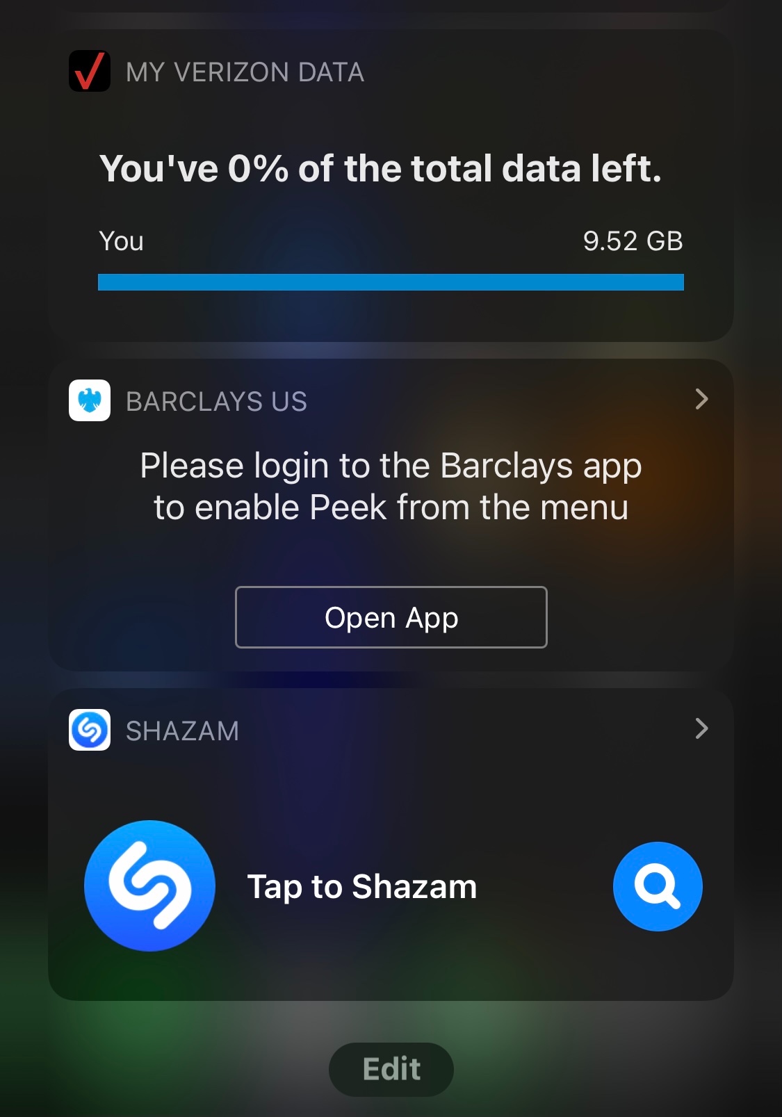 how do you remove app widgets from
