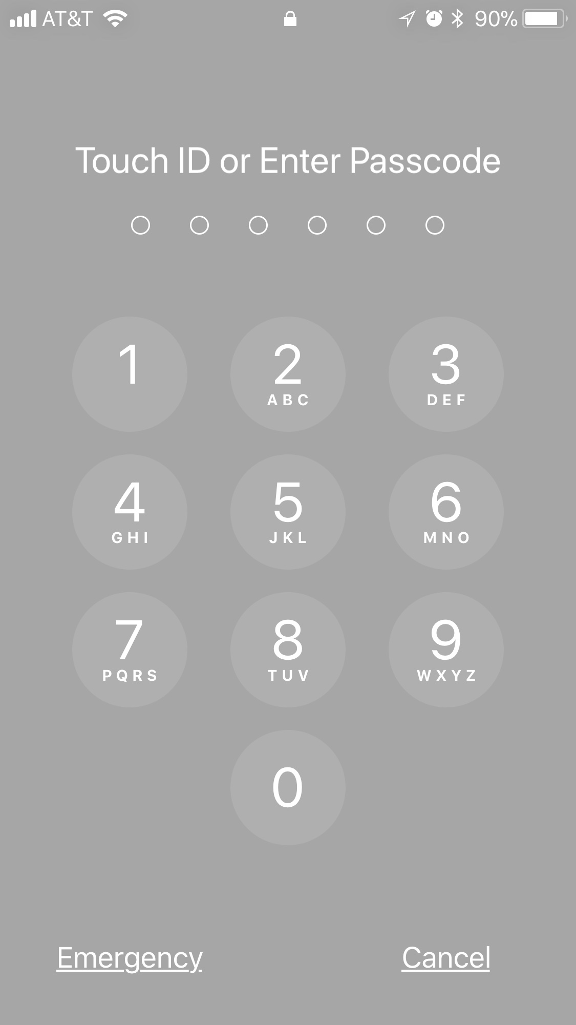 iOS 11 password screen - Apple Community