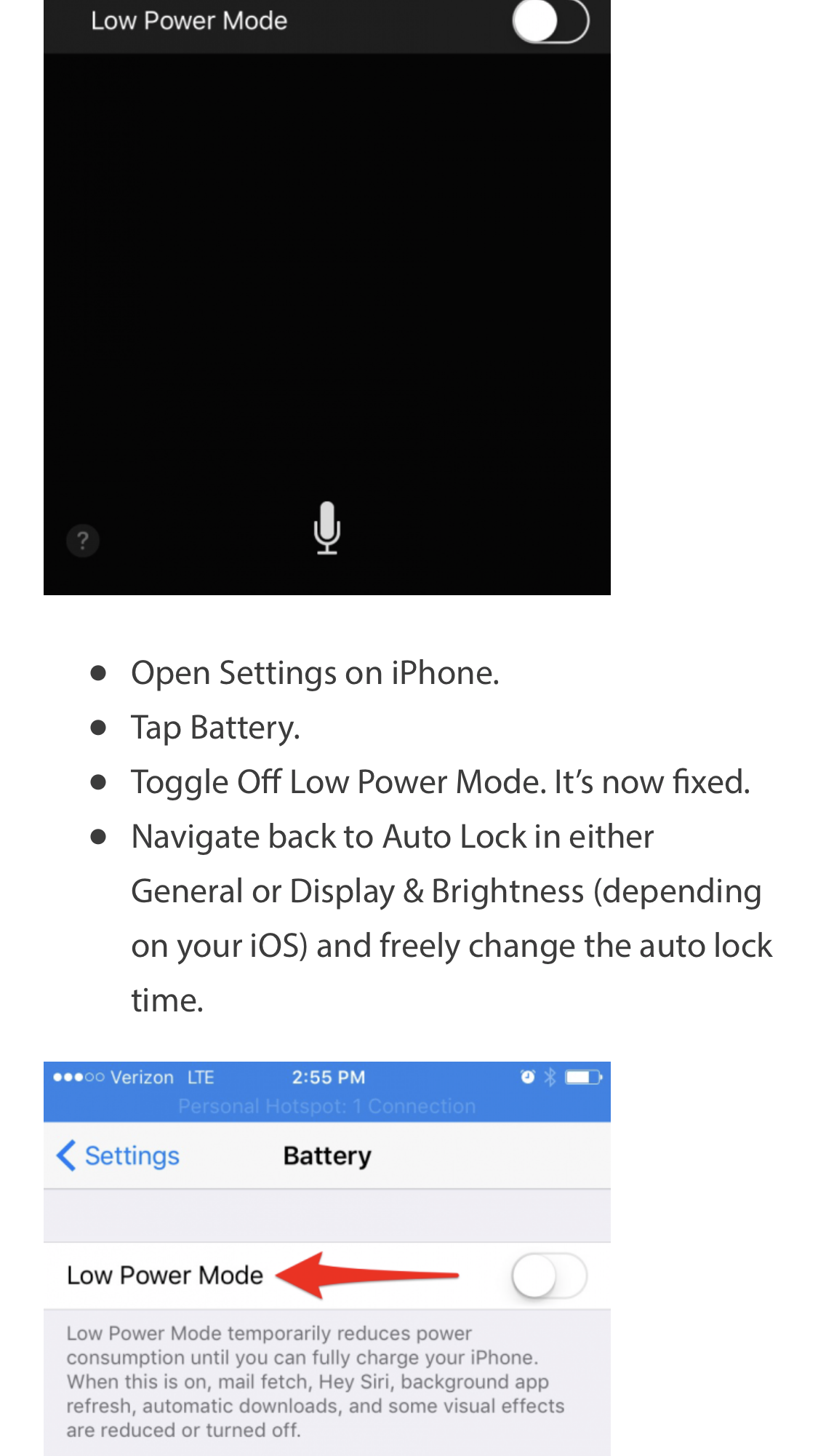 iOS 10 AutoLock not working. Apple Community