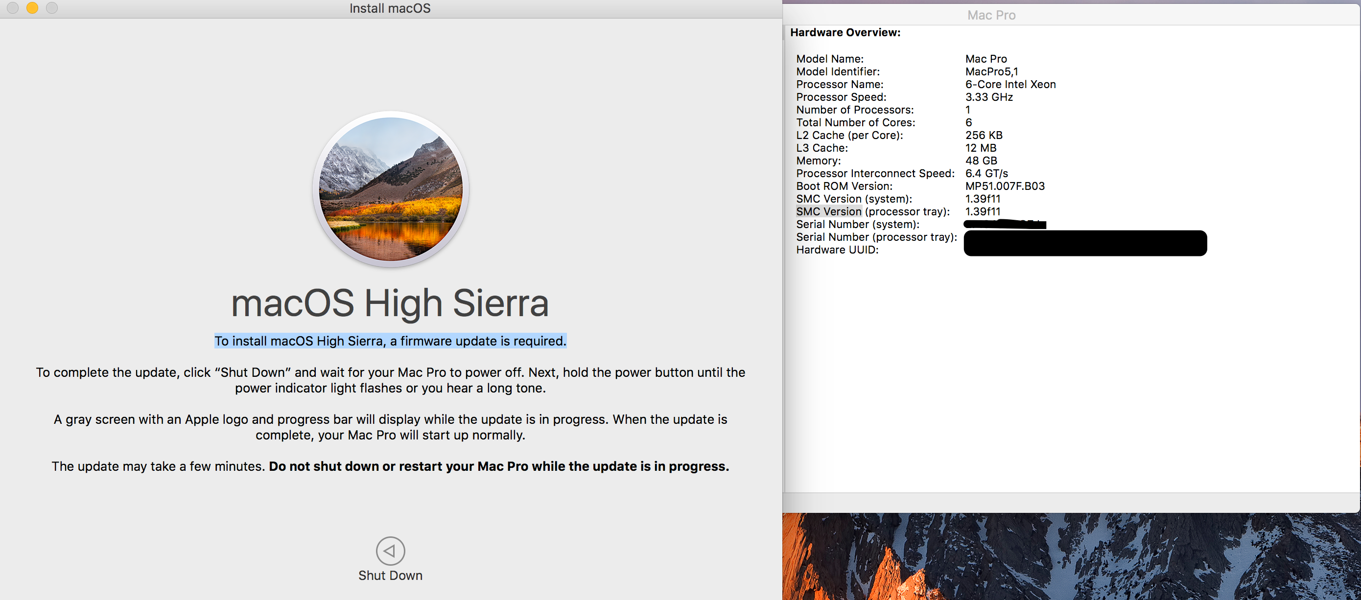 Mac High Siera Firmwatre Install Download